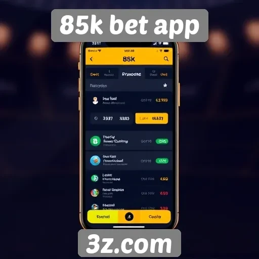 Vantagens da plataforma de apostas 85k bet