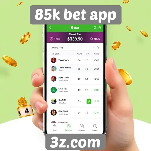 Casinos online e apostas esportivas no 85k bet app