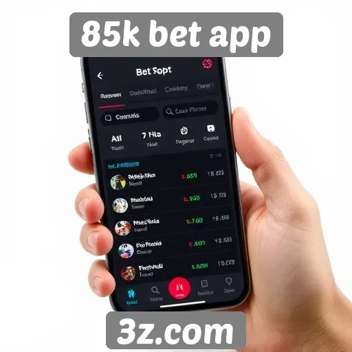 Facilidade de uso da interface do 85k bet app