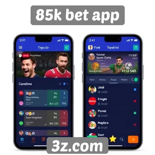 Avaliação da interface do 85k bet app