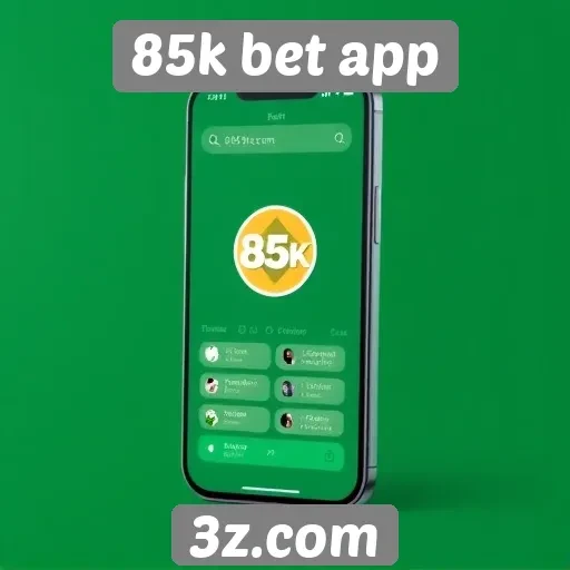 Interface do 85k bet app é intuitiva e moderna
