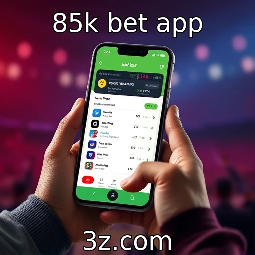 Evolução dos aplicativos de apostas móveis - 85k bet app